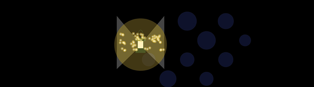 OpenProcessing Sketch - Fireflies