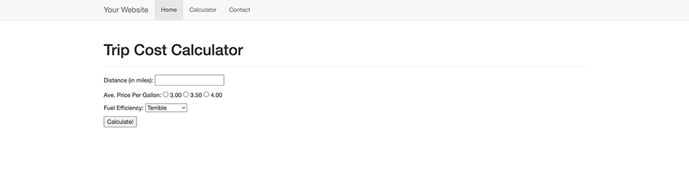 Trip Cost Calculator